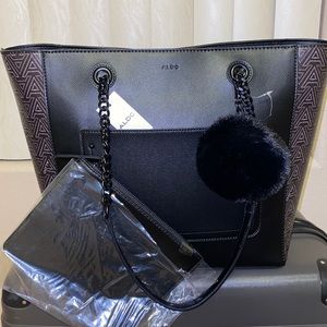 NWT! Beautiful Black Aldo Tote